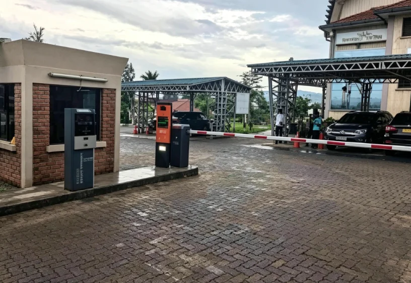 LPR license plate recognition parking access control terminal