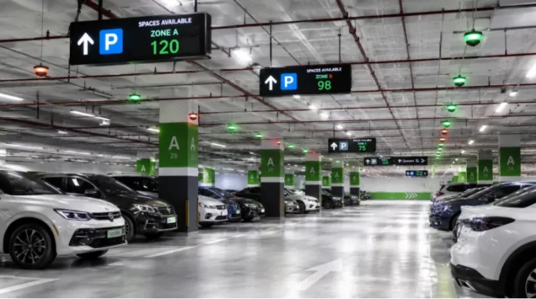 Sistema de orientação de estacionamento melhora a utilização do espaço e aumenta a receita.